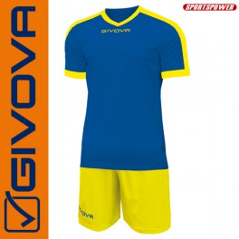 Givova, Kit Revolution Blue-Yellow (13+1)
