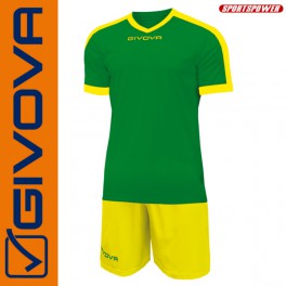 Givova, Kit Revolution Green-Yellow (13+1)