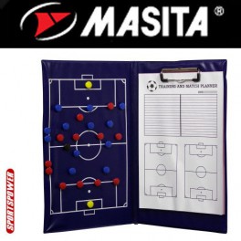 Taktikmappe med blok og magneter (fodbold)